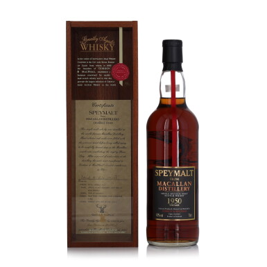 View full screen - View 1 of Lot 129. Macallan Gordon & MacPhail Speymalt 43.0 abv 1950 (1 BT 70cl).