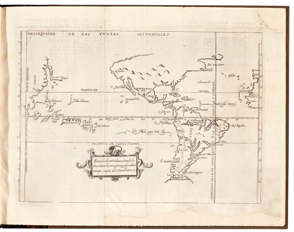 View full screen - View 1 of Lot 265. Herrera | 14 maps from Descripcion de las Indias occidentales, 1615.