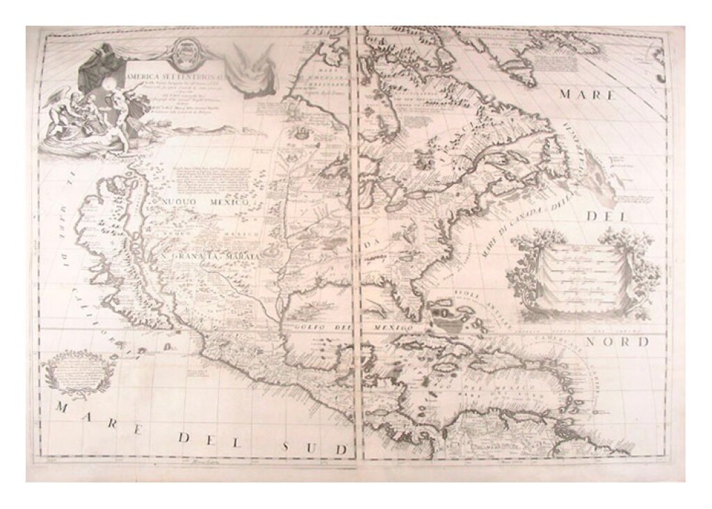 View full screen - View 1 of Lot 19. Coronelli, Vincenzo Maria | A fine impression of a foundational map.