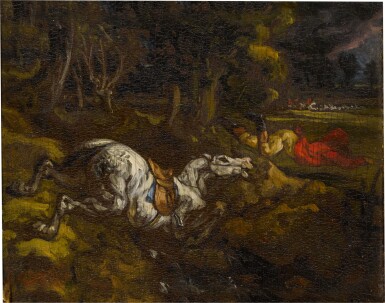 View full screen - View 1 of Lot 745. Tumble at the Ditch.