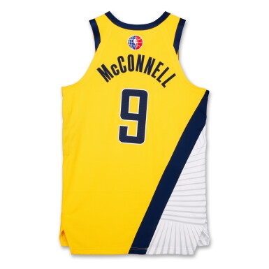 View full screen - View 1 of Lot 101. T.J. McConnell ‘Paris Games’ Indiana Pacers 2024-2025 Game Worn Statement Edition Jersey | Matched to 2 Games .