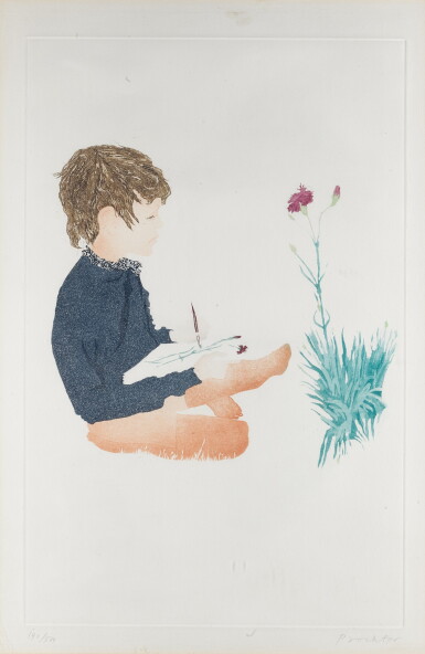 View full screen - View 1 of Lot 1835. Boy with Carnation.