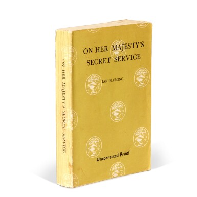 View full screen - View 1 of Lot 24. Ian Fleming | On Her Majesty's Secret Service, uncorrected proof.