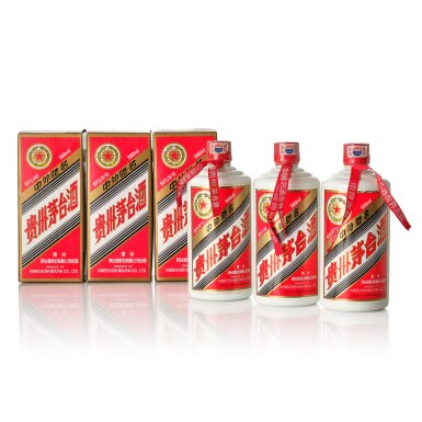 View full screen - View 1 of Lot 7192. 2006年產"五星牌"貴州茅台酒 Kweichow Five Star Moutai 2006 (3 BT50).