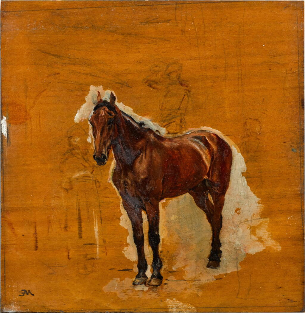 View full screen - View 1 of Lot 67. Study of a Horse .