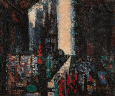 View full screen - View 1 of Lot 144. Paysage avec fleurs des champs.