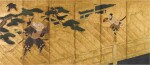 Anonymous | The Battle of Gojo Bridge | Momoyama - Edo period, 17th century