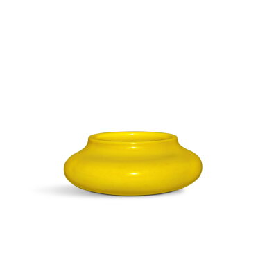View full screen - View 1 of Lot 346. A rare yellow glass washer, Qing dynasty, 18th century | 清十八世紀 黃料水丞.