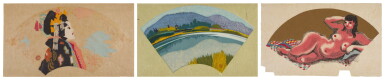 View full screen - View 1 of Lot 203. Maeda Toshiro (1904-1990) Three woodblock prints, Showa period, 20th century.