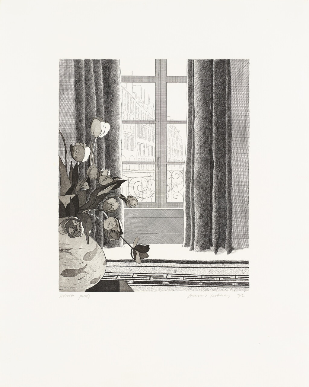 View full screen - View 1 of Lot 5. Rue de Seine (Scottish Arts Council 121; M.C.A.T. 111).