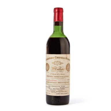 View full screen - View 1 of Lot 164. Château Cheval Blanc 1961 (1 BT).