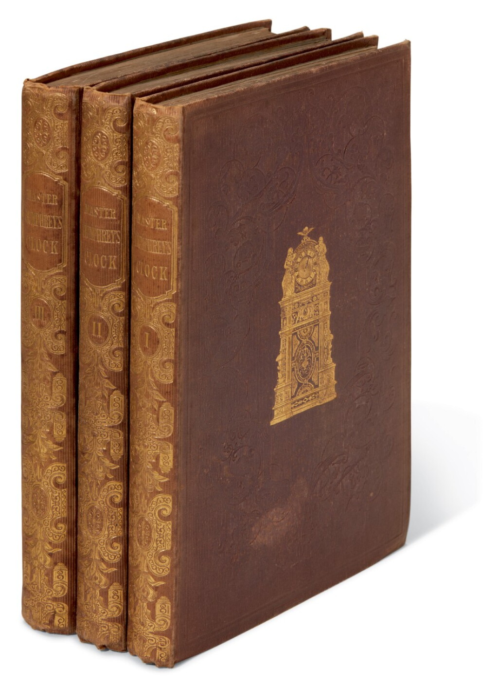 View full screen - View 1 of Lot 71. Dickens, Master Humphrey's Clock, 1840-41, first edition in book form, bound from the weekly parts.