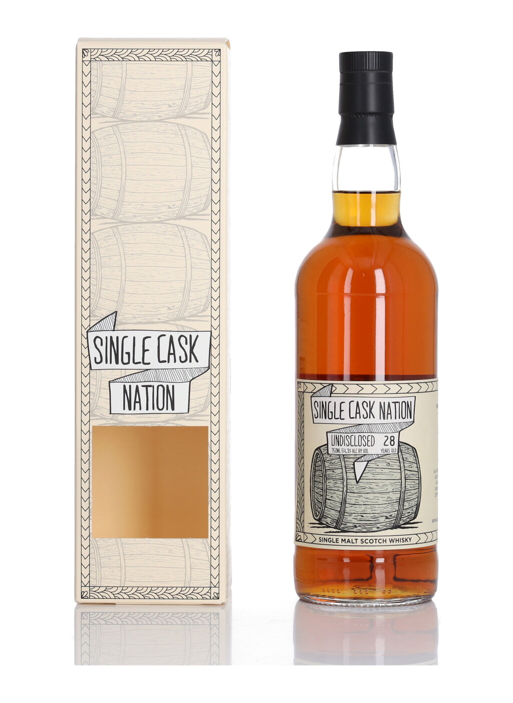 View full screen - View 1 of Lot 110. Single Cask Nation Undisclosed Speyside 28 Year Old 54.3 abv 1989 (1 Bottle 75cl).