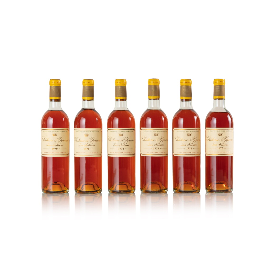 View full screen - View 1 of Lot 458. Château d'Yquem 1970 (6 BT).