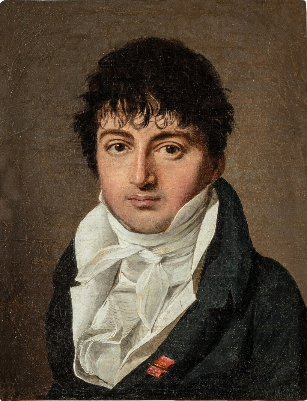 View full screen - View 1 of Lot 162. Portrait of a Man wearing the Ribbon of the Legion of Honour.