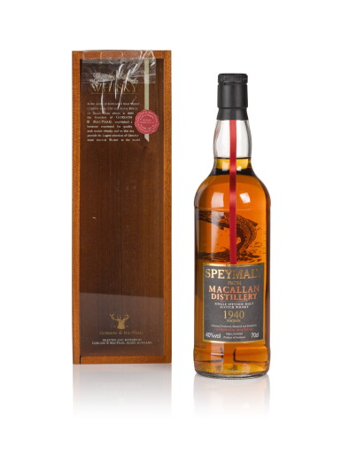 View full screen - View 1 of Lot 14. Macallan Speymalt Gordon & MacPhail 40.0 abv 1940 .