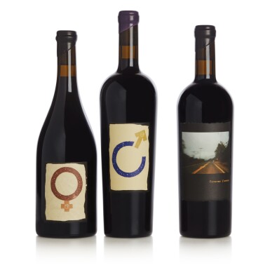 View full screen - View 1 of Lot 860. Mixed 2013 and 2015 Sine Qua Non Syrah and Grenache (5 BT).