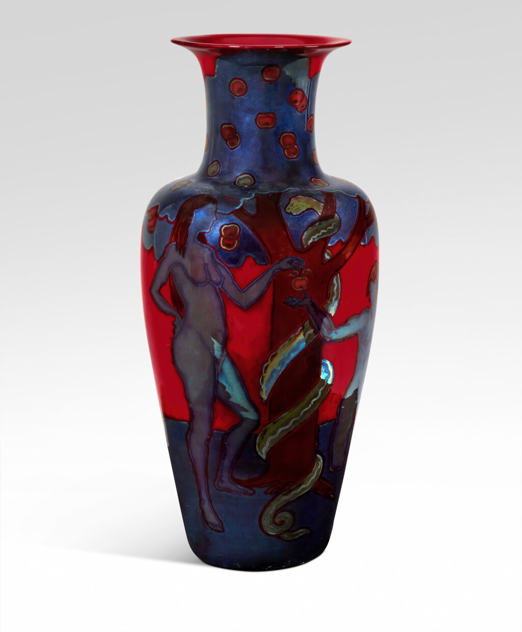 View full screen - View 1 of Lot 329. Adam and Eve Vase.