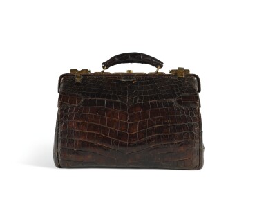 View full screen - View 1 of Lot 53. A Louis Vuitton Crocodile Travel Case Early 20th Century .