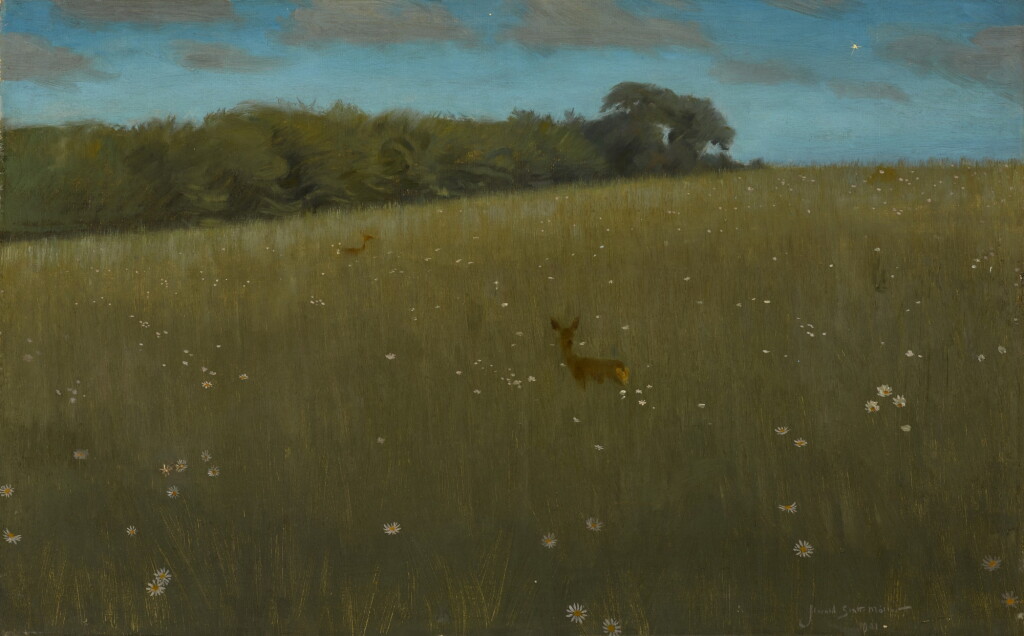View full screen - View 1 of Lot 119. Roe Deer at Dusk.