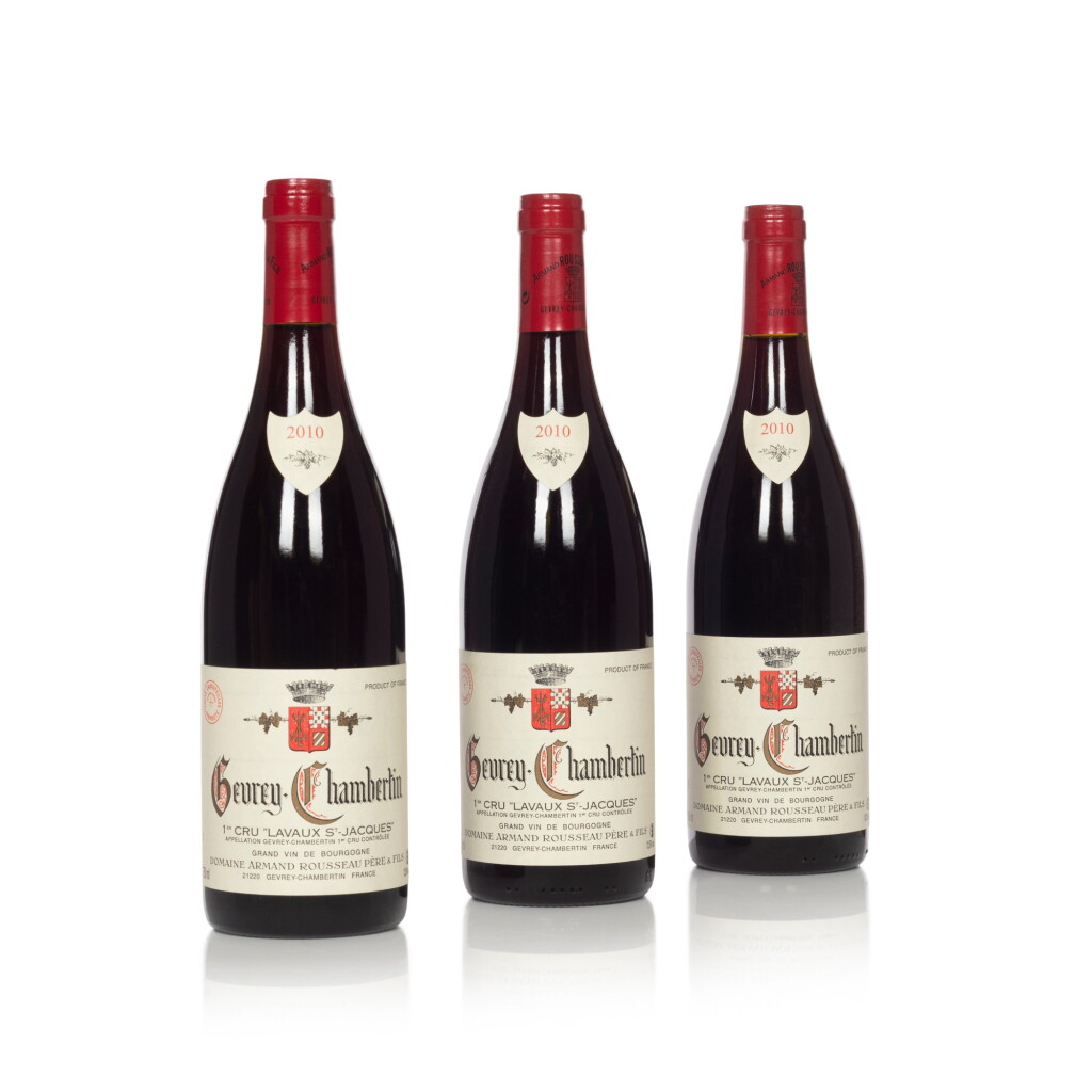 View full screen - View 1 of Lot 6042. Gevrey Chambertin, Lavaux St. Jacques 2010 Domaine Armand Rousseau (3 BT).