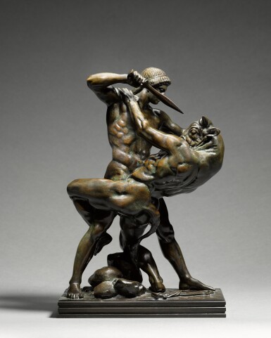 View full screen - View 1 of Lot 13. Thésée et le minotaure (Theseus and the minotaur).