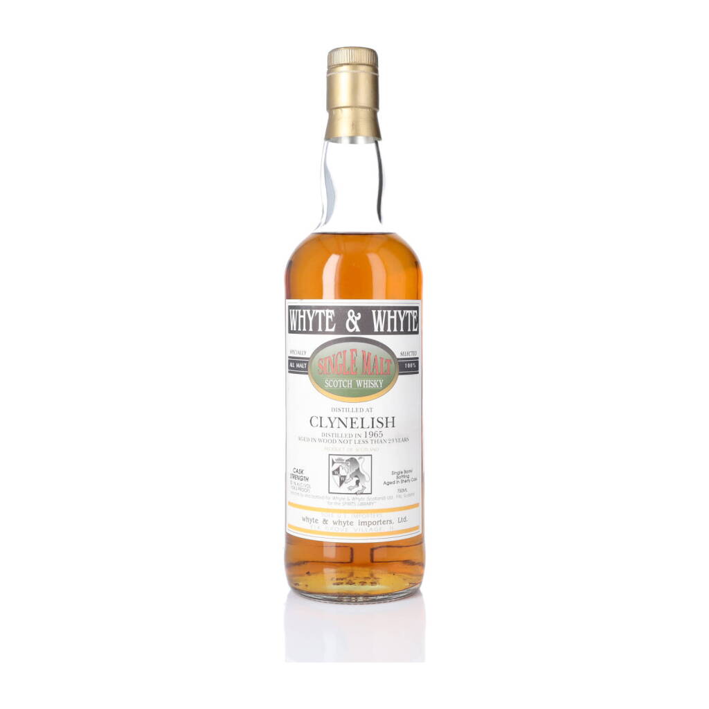 View full screen - View 1 of Lot 49. Clynelish Whyte & Whyte 29 Year Old 52.1 abv 1965 (1 BT 75cl).