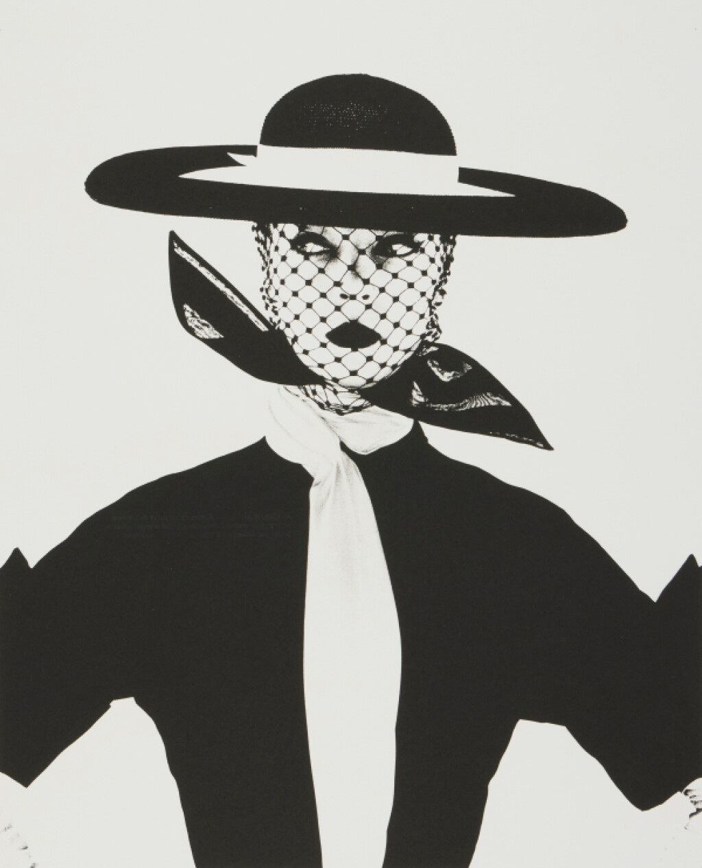 View full screen - View 1 of Lot 87. Black and White Vogue Cover (Jean Patchett, New York).