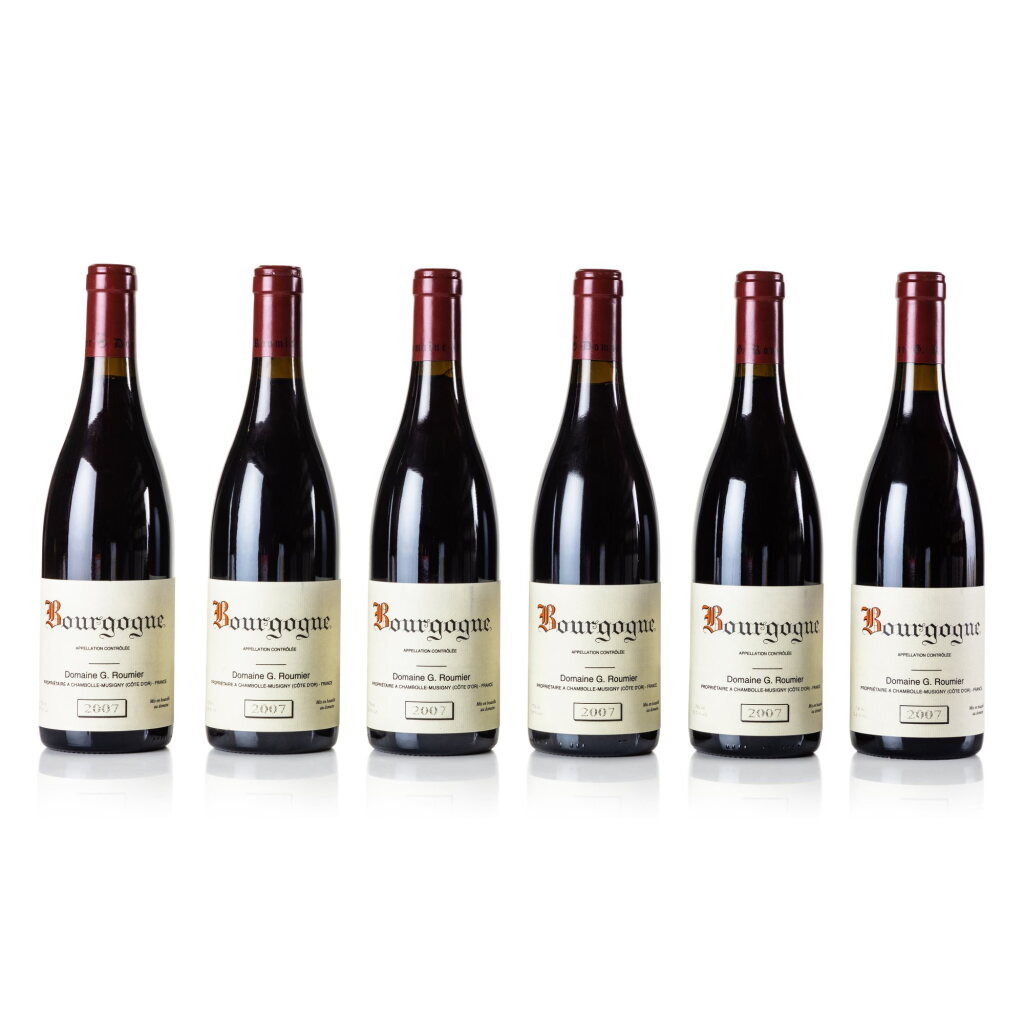 View full screen - View 1 of Lot 258. Bourgogne Rouge 2007 Domaine Georges Roumier (11 BT).