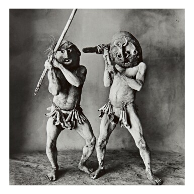 View full screen - View 1 of Lot 215. IRVING PENN | 'TWO ASARO MUDMEN, NEW GUINEA'.
