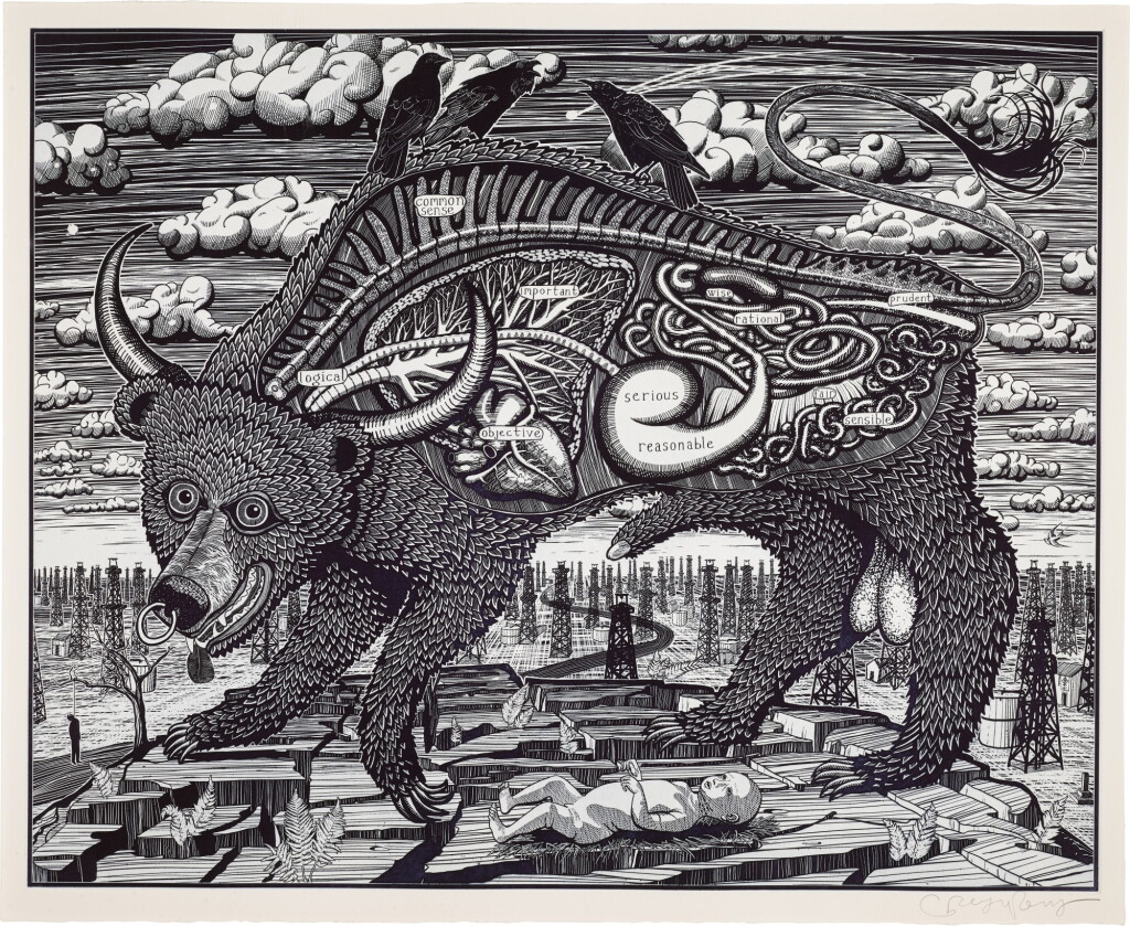 View full screen - View 1 of Lot 336. Animal Spirit (Blue).