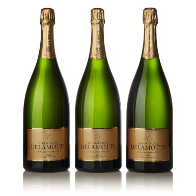View full screen - View 1 of Lot 538. Delamotte, Blanc de Blancs 2012 (3 MAG).
