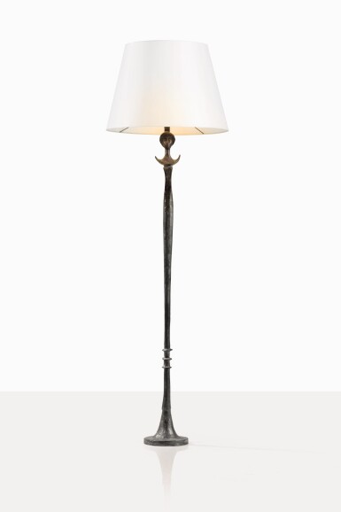 View full screen - View 1 of Lot 96. Lampadaire tête de femme.