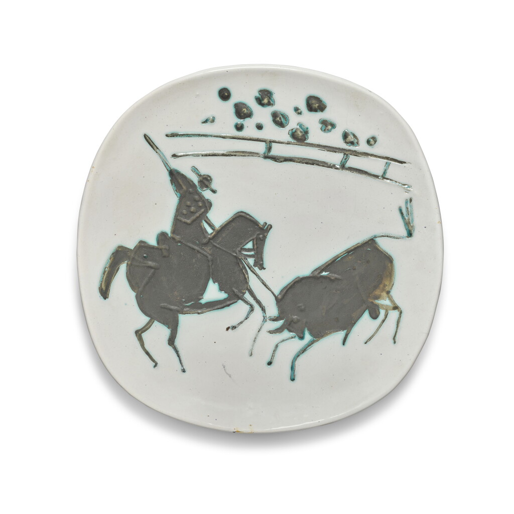 View full screen - View 1 of Lot 917. Picador et taureau (A. R. 194).