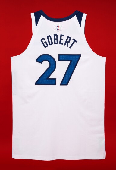 View full screen - View 1 of Lot 46. Rudy Gobert ‘Christmas Day’ Minnesota Timberwolves 2025-2026 Game Worn Association Edition Jersey.