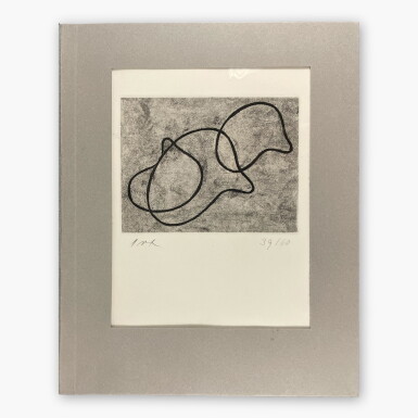 View full screen - View 1 of Lot 457. (Various Artists) | With 11 signed engravings by Surrealist artists, including Bellmer, Duchamp, Magritte, and Man Ray.