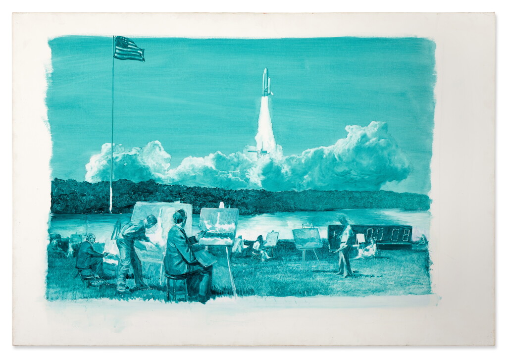 View full screen - View 1 of Lot 8. Study for Action Painting II.