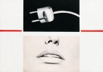 PETER KLASEN | BOUCHE SUR FOND ROSE NO. 2