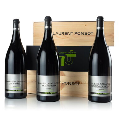 View full screen - View 1 of Lot 149. Premier Crus Assortment 2023 Laurent Ponsot (3 JM30).