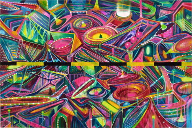 View full screen - View 1 of Lot 154. Huang Yuxing 黃宇興 | CBD During Special Times 特殊時期下的CBD.
