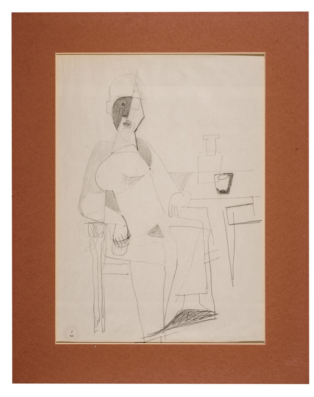 View full screen - View 1 of Lot 44. ALOIS WACHSMANN | SEATED FIGURE.
