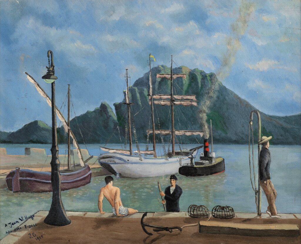 View full screen - View 1 of Lot 63. La baignade sur le port.
