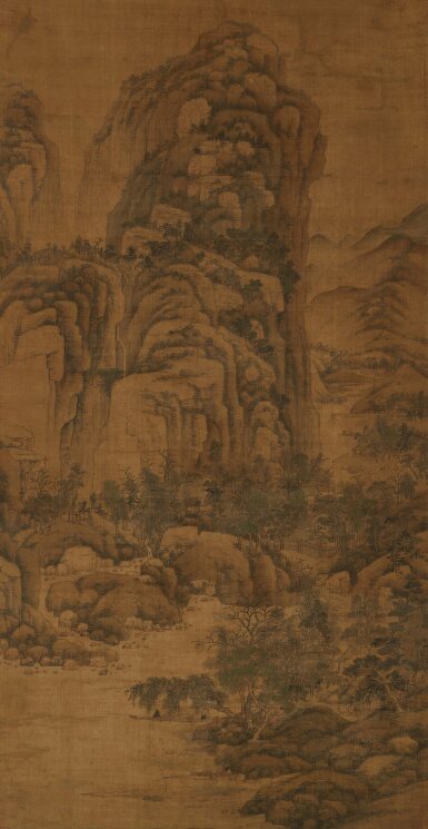 View full screen - View 1 of Lot 2561. Anonymous (Ming Dynasty) 佚名(明) | Landscape after Ancient Masters 溪山高遠圖.