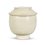 A Cizhou white-glazed jar and cover, Northern Song dynasty | 北宋 磁州白釉蓋罐
