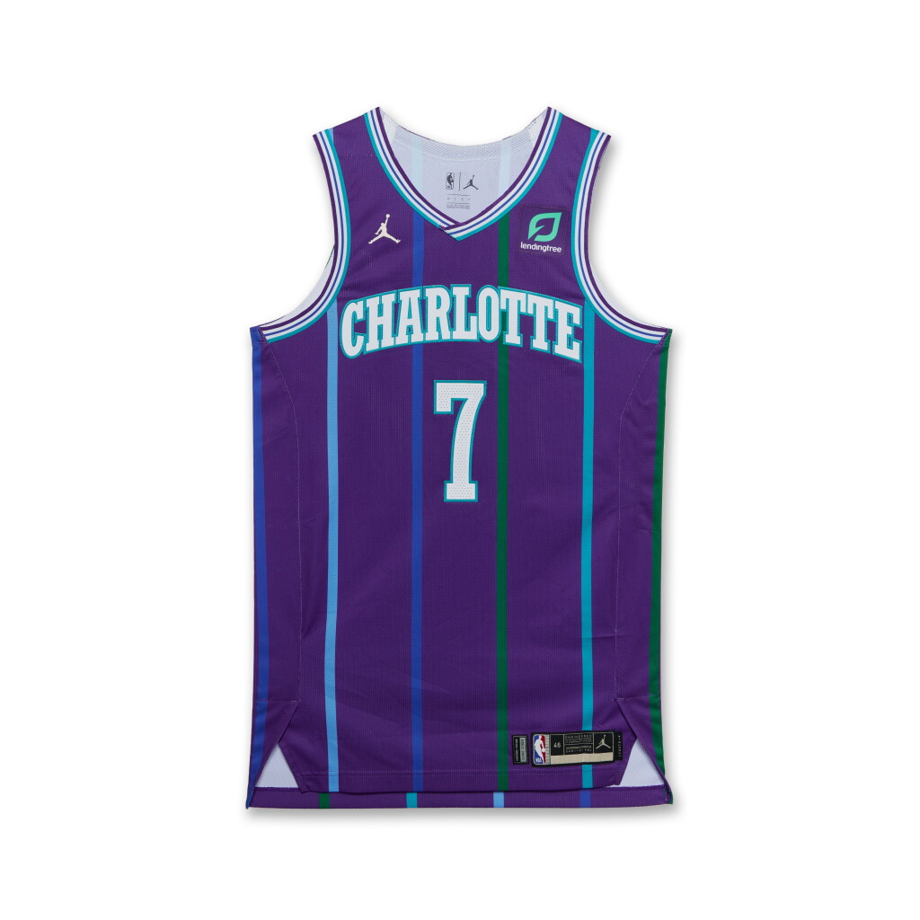 View full screen - View 1 of Lot 249. Dwayne Bacon Charlotte Hornets 2019-2020 Game Issued Classic Edition Jersey .