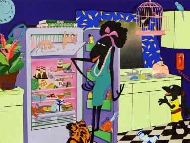 View full screen - View 1 of Lot 504. Jamian Juliano-Villani 賈米安・朱利安諾・維拉尼 | Midnight Snack 午夜小吃.