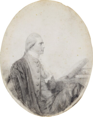 View full screen - View 1 of Lot 162. Portrait of Richard James Lawrence (1745-1830) of Davis Cove, Jamaica; together with a Portrait of James Lawrence (1747-1811) of Towerhill, Jamaica; and a portrait of a gentleman, possibly their tutor.