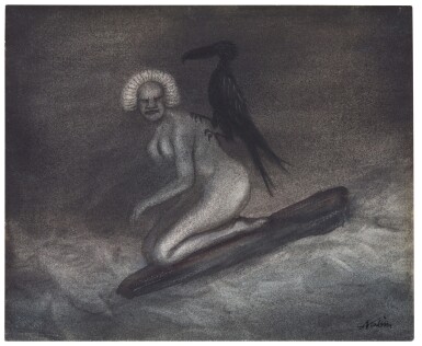 View full screen - View 1 of Lot 331. ALFRED KUBIN | SELTSAME FAHRT (STRANGE JOURNEY).
