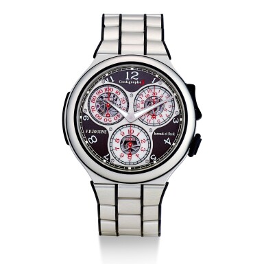 View full screen - View 1 of Lot 88. F.P. JOURNE | CENTIGRAPHE SOUVERAIN, AN ALUMINIUM CHRONOGRAPH BRACELET WATCH, CIRCA 2011.
