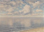 Seascape with clouds
